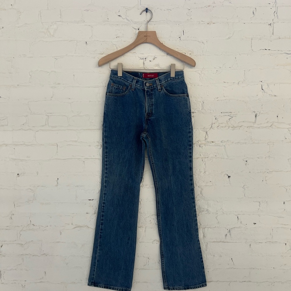 Levi Strauss 517 Boot Cut Slim Fit Denim Jeans